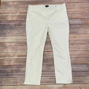 NYDJ Not Your Daughters Jeans Skinny Ankle Pull On Jeans Optic White